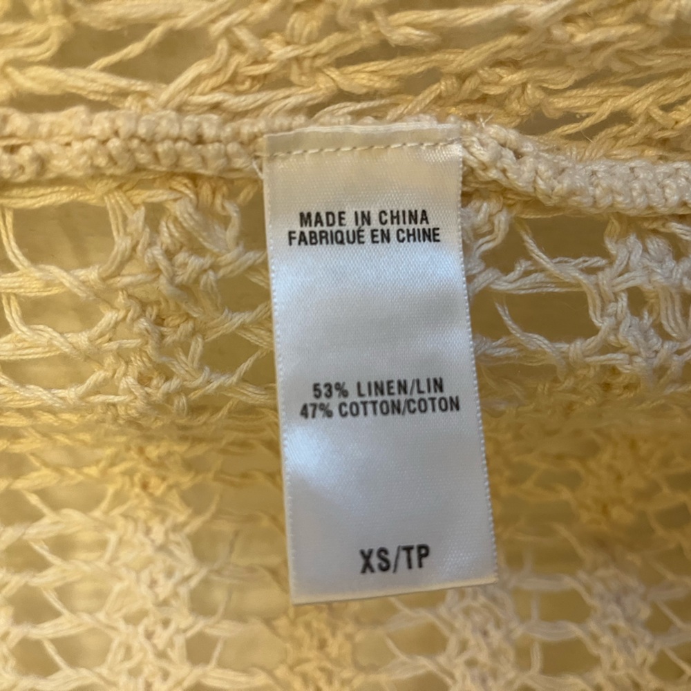 Lucky Brand Cream Open-Knit Sweater - Picture 5 of 5
